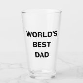 Die Liebe des weltbesten Vaters Glas (Vorderseite)