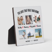 Die Liebe, die unsere Zuhause Custom Foto Plaque Fotoplatte (Vorderseite)