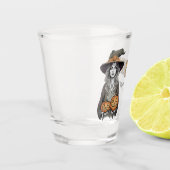 Die Liebe einer Hexe Schnapsglas (Links)