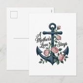 Die Liebe einer Mutter bleibt Feiertagspostkarte (Vorne/Hinten)