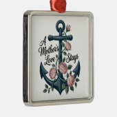 Die Liebe einer Mutter bleibt Ornament Aus Metall (Rechts)