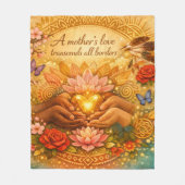 Die Liebe einer Mutter — Fleece-Decke Fleecedecke (Vorderseite)