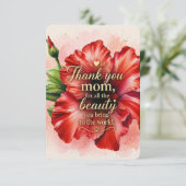 Die Liebe einer Mutter | Floraler Muttertag  Karte (Stehend Vorderseite)