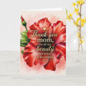 Die Liebe einer Mutter | Floraler Muttertag  Karte (Gelbe Blume)