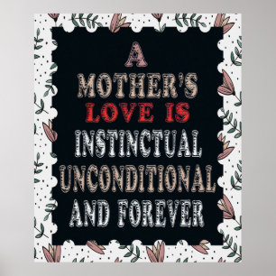 Die Liebe einer Mutter ist bedingungslos. Poster