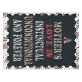 Die Liebe einer Mutter ist bedingungslos. Tischdecke (Vorderseite (Horizontal))