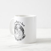 Die Liebe einer Mutter ist das Herz der Familie - Kaffeetasse (Vorderseite Links)