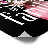 Die Liebe einer Mutter ist das Herz einer Familie Poster (Ecke)