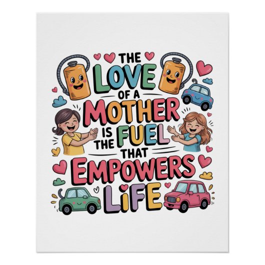 Die Liebe einer Mutter ist der Treibstoff, der das Poster (Vorderseite)