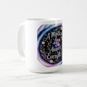 Die Liebe einer Mutter ist die Antwort auf alles Kaffeetasse (Vorderseite Links)