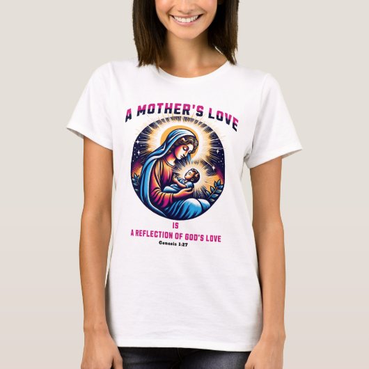 Die Liebe einer Mutter ist die Reflektion der Lieb T-Shirt (Vorderseite)