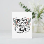 Die Liebe einer Mutter ist die ultimative Superkra Postkarte (Stehend Vorderseite)