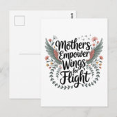 Die Liebe einer Mutter ist die ultimative Superkra Postkarte (Vorne/Hinten)