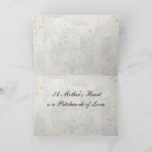 Die Liebe einer Mutter ist ein Flickwerk der Liebe Karte (Innenseite)