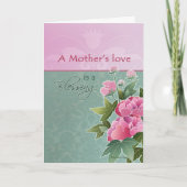 die Liebe einer Mutter ist ein Segen, der Karte (Vorderseite)