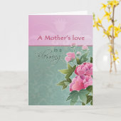 die Liebe einer Mutter ist ein Segen, der Karte (Gelbe Blume)