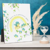 Die Liebe einer Mutter ist ein Wertvolles Geschenk Fotoplatte (Seite)