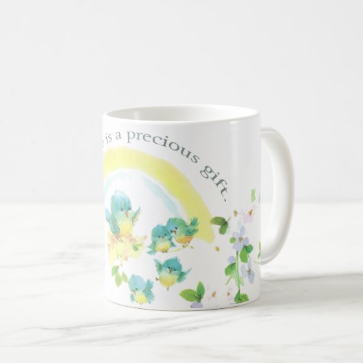 Die Liebe einer Mutter ist ein Wertvolles Geschenk Kaffeetasse (VorderseiteRechts)