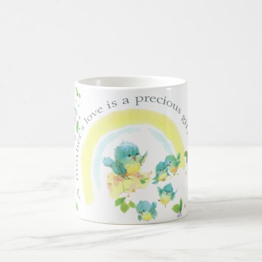 Die Liebe einer Mutter ist ein Wertvolles Geschenk Kaffeetasse (Mittel)