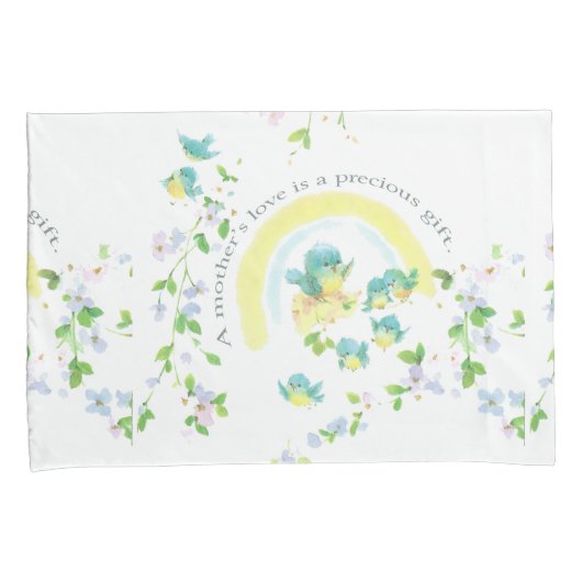 Die Liebe einer Mutter ist ein Wertvolles Geschenk Kissenbezug (Vorderseite-Rechts)