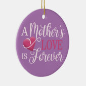 Die Liebe einer Mutter ist ewiger Zitat | Ornament (Rechts)