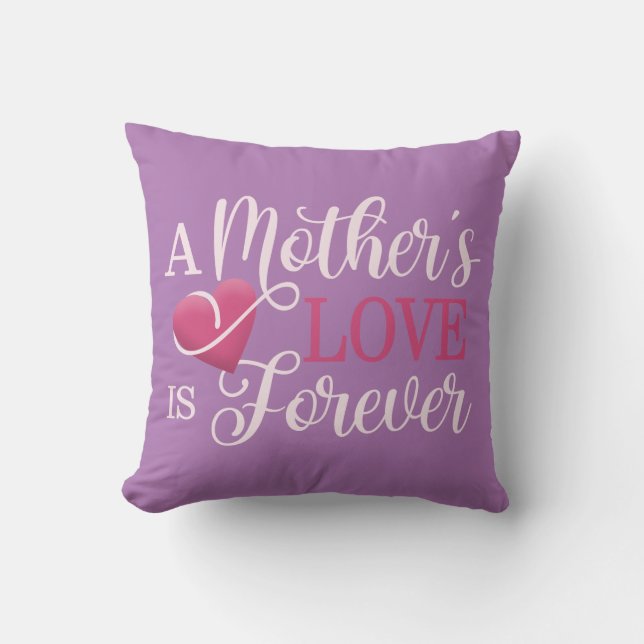 Die Liebe einer Mutter ist Forever Quote| Kissen (Vorderseite)