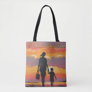 Die Liebe einer Mutter ist für immer Sonnenunterga Tasche