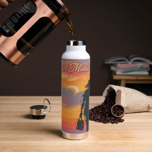 Die Liebe einer Mutter ist für immer Sonnenunterga Trinkflasche