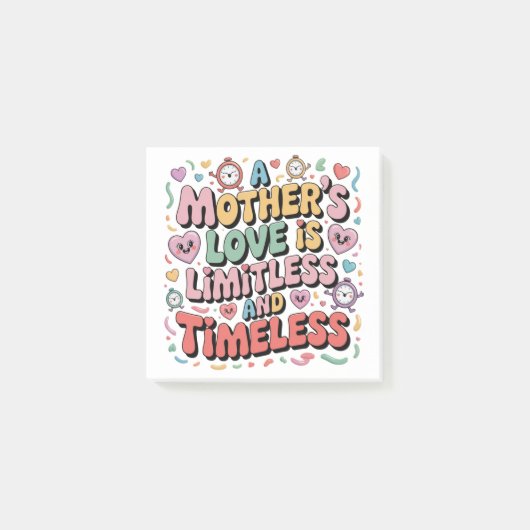 Die Liebe einer Mutter ist grenzenlos und zeitlos Post-it Klebezettel (Vorderseite)