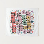 Die Liebe einer Mutter ist grenzenlos und zeitlos Wandteppich (Vorderseite (Horizontal))