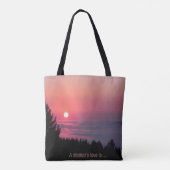 Die Liebe einer Mutter ist.... Tasche (Rückseite)