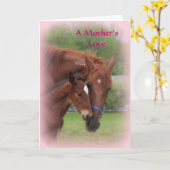 Die Liebe einer Mutter... Karte (Gelbe Blume)