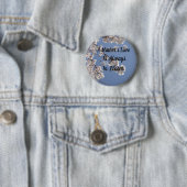 Die Liebe einer Mutter, schön, Kirschblüten Button (Beispiel)