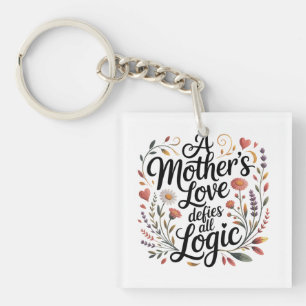 Die Liebe einer Mutter trotzt aller Logik Schlüsselanhänger