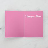 Die Liebe einer Mutter verbietet die Jahreszeiten Karte (Innenseite)