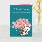 Die Liebe einer Mutter verbietet die Jahreszeiten Karte (Gelbe Blume)