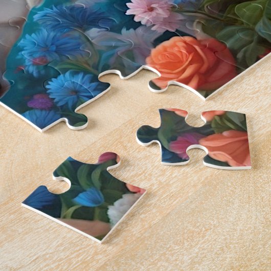 Die Liebe einer Prinzessin für ihr Einhorn Puzzle (Seite)