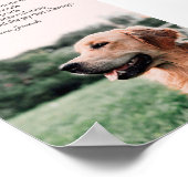 Die Liebe eines Dog Poster von Laura Jaworski (Ecke)