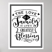 Die Liebe eines Familienposters Poster (Vorne)