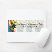 Die Liebe eines Haustieres Mousepad (Mit Mouse)