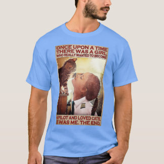 Die Liebe eines Mädchenpiloten war einmal zu einem T-Shirt