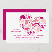 Die Liebe-Einladung einer Mutter Einladung (Vorne/Hinten)