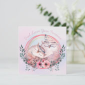 Die Liebe für immer Einladung (Stehend Vorderseite)