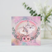 Die Liebe für immer Einladung (Stehend Vorderseite)