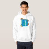 Die Liebe gewinnt. Gay Regenbogen lgbtq Hoodie (Vorne ganz)