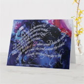 "Die Liebe Gottes" 5.5x8.5 Faltkarte Karte (Gelbe Blume)