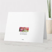 "Die Liebe Gottes" 5.5x8.5 Faltkarte Karte (Rückseite)