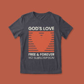 Die Liebe Gottes für immer kein Abonnement Christl Tri-Blend Shirt