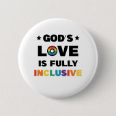 Die Liebe Gottes ist ein Monat voller inklusiver G Button (Vorderseite)