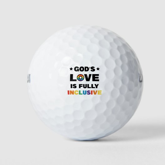 Die Liebe Gottes ist ein Monat voller inklusiver G Golfball (Vorderseite)